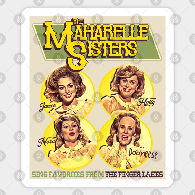 The Maharelle Sisters Sticker by darklordpug